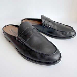 Steve Madden Men's Abott Loafer in Black Leather Size 8